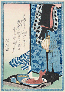 Rare Shunga – Utagawa Kunisada – Dinner Plate – c.1855.
