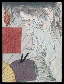 Very Rare Utagawa Kuniyoshi – Winged Spirit – c.1836. 