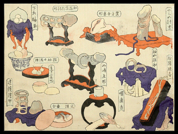 Various Sex Toys - Ikeda Terukata - Katsushika Hokusai - C.1900.