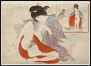 Shunga - Meiji Period - Anonymous - Peeking.